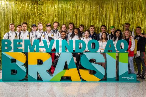Gruppenfoto in Brasilien